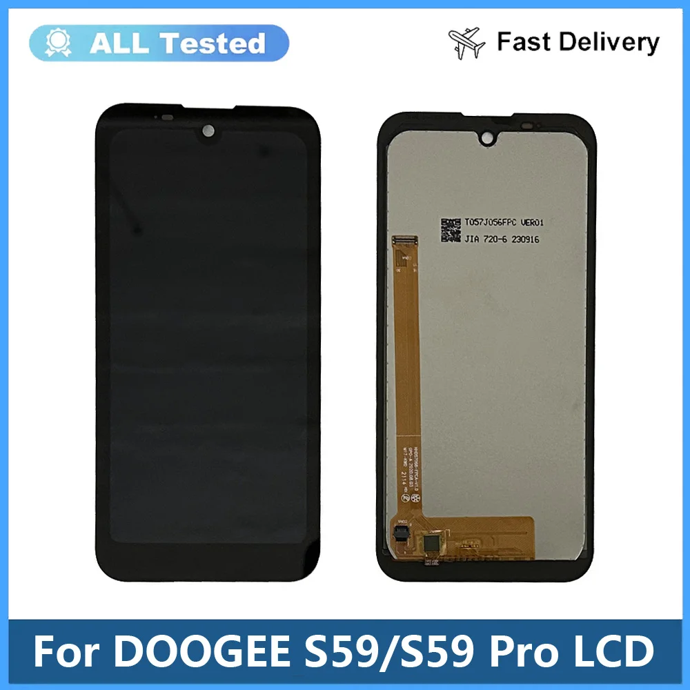 100% протестированный модуль DOOGEE S59 Pro ЖК и сенсорный экран дигитайзер дисплей