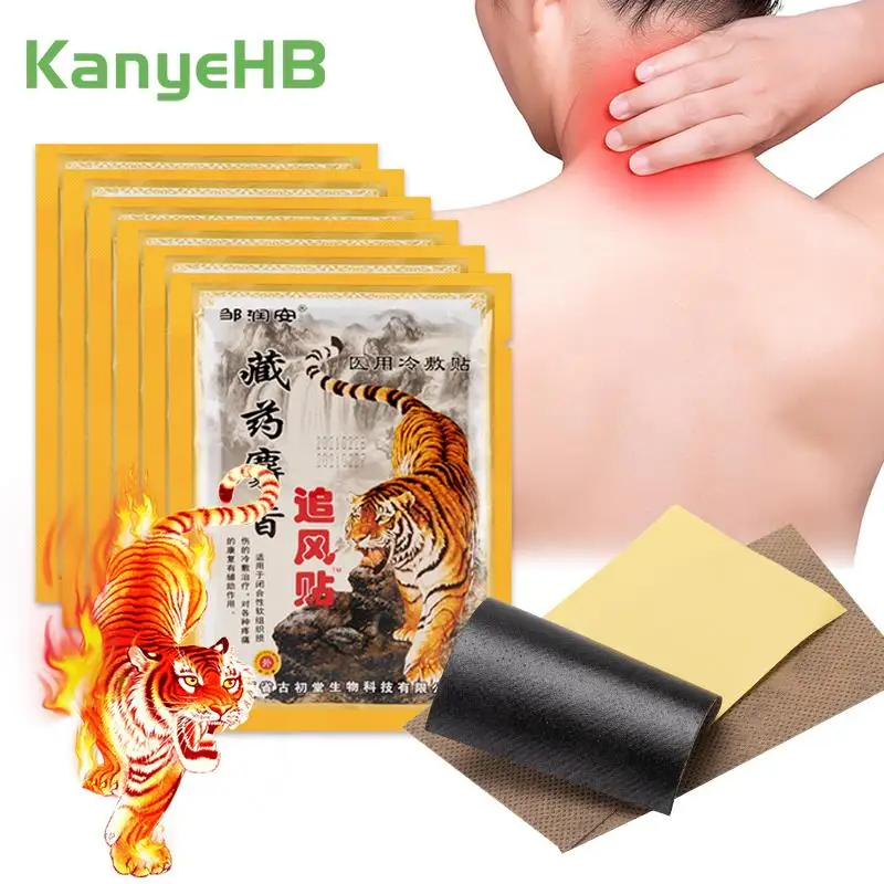

48pcs=6bags Tiger Balm Effective Joint Analgesic Stickers Arthritis Rheumatoid Pain Relief Patches Muscle Sprain Plasters A553