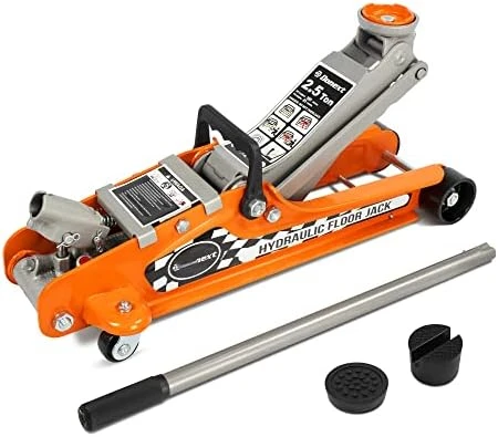 

Steel Floor Jack, Low Profile Hydraulic Racing Floor Jack, 2.5 Ton