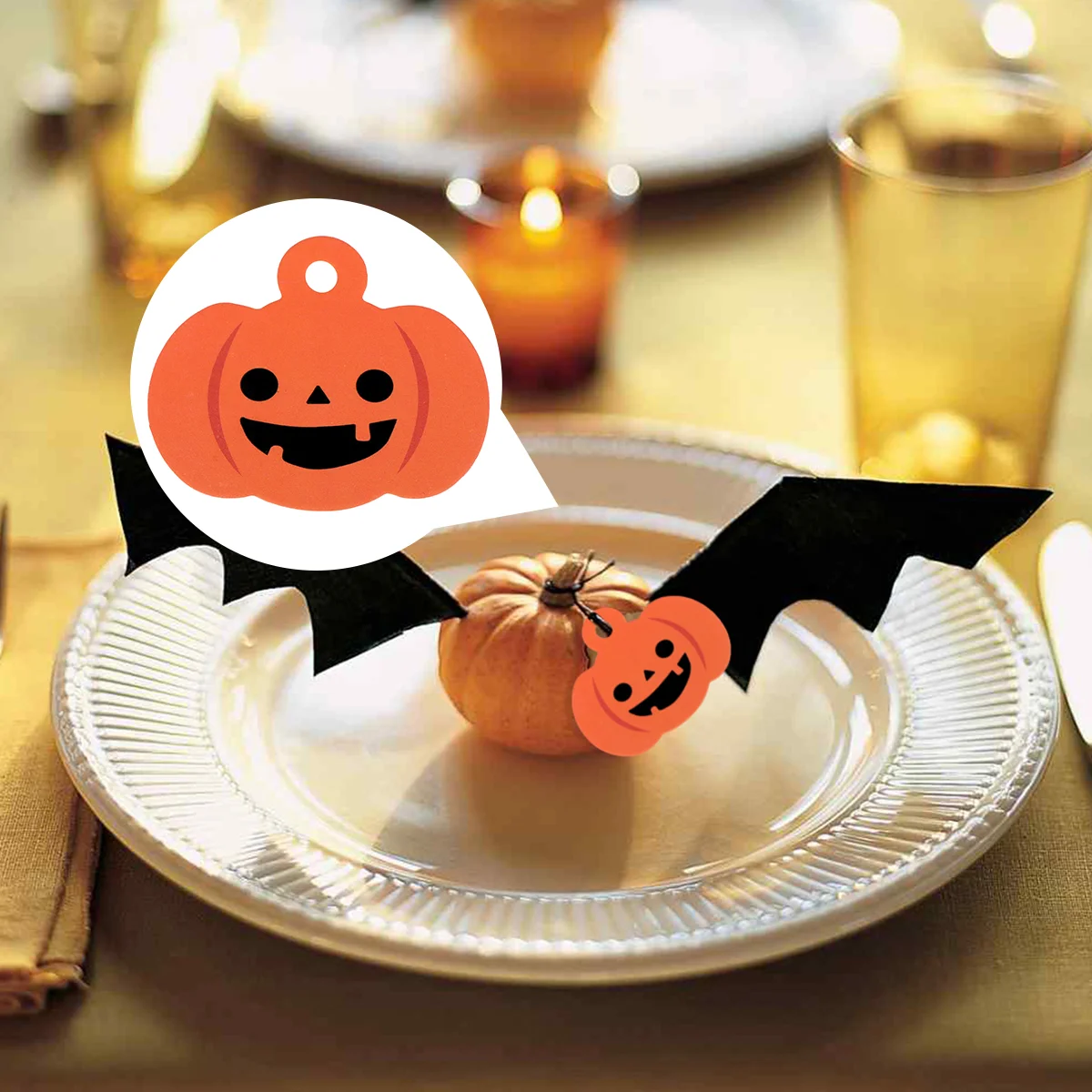 Подвесная бирка закладка бумага на Хэллоуин подвесные подвески бирки декор с