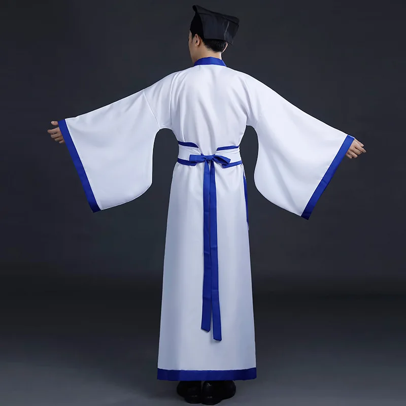 Китайский халат древние ученые студенческие костюмы мужское кимоно для взрослых