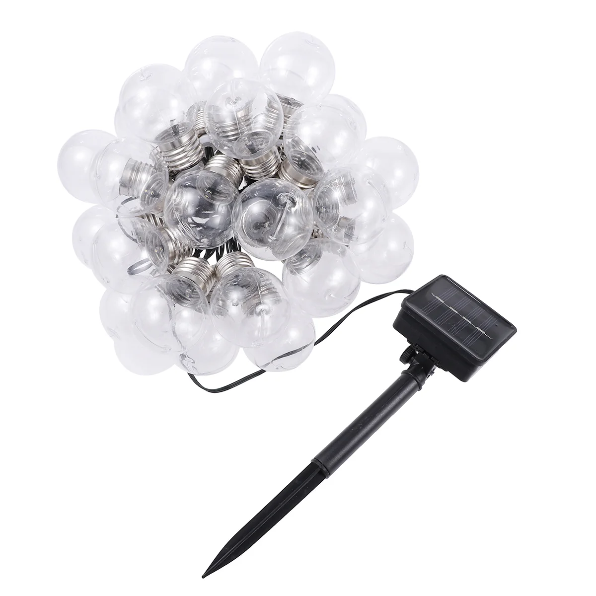 

1pc Bulb Lights Solar Powered Fairy Lights String Lights for Wedding Garden Holiday Outdoor