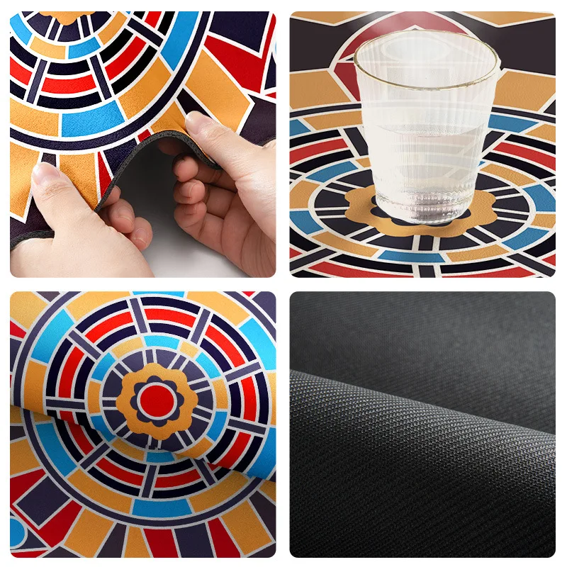 Аксессуары для кухни коврик моющаяся круглая декорация стола аксессуары