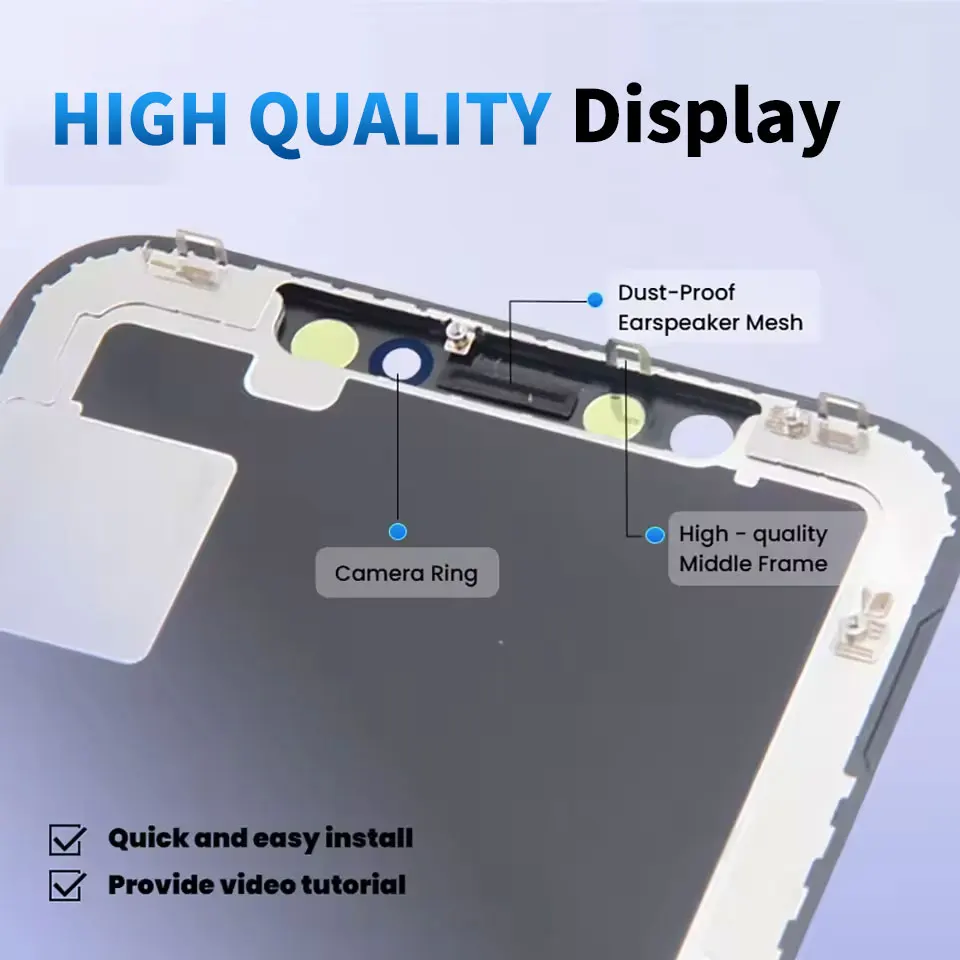 Фото Подходит для Huawei Nova8 Ang-An00 Honor V40 Lite Luxury Edition Ala-An70 Экран мобильного телефона в сборе Внутренние и внешние встроенные аксессуары для ремонта и замены Сенсорный дисплей Oled №5
