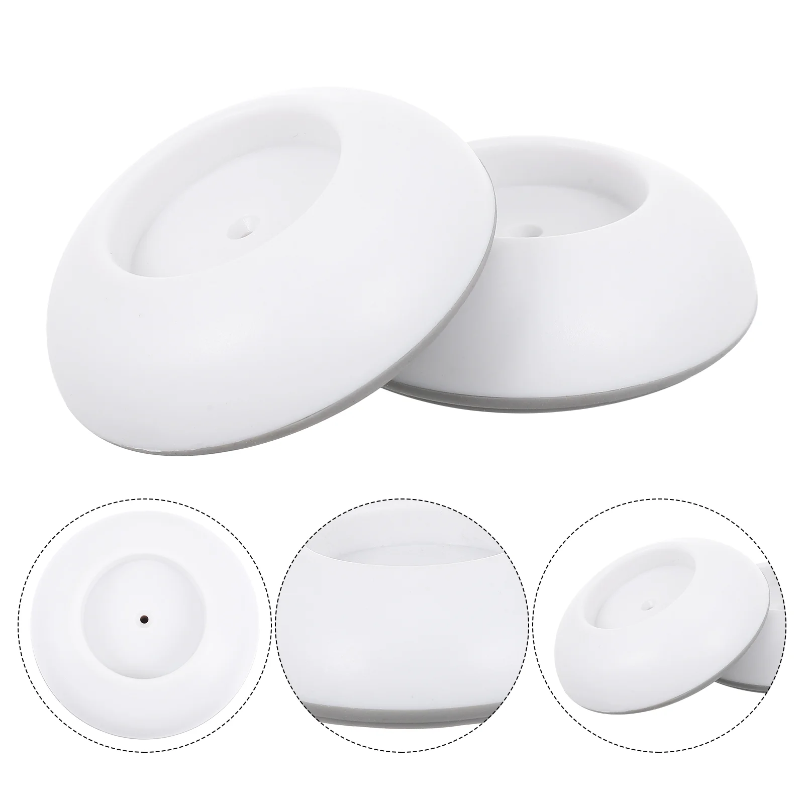 

4 Pcs Indoor Fence Indoor Balcony Useful Guardrail Round Mat Cushion for Indoor Balcony Guardrail