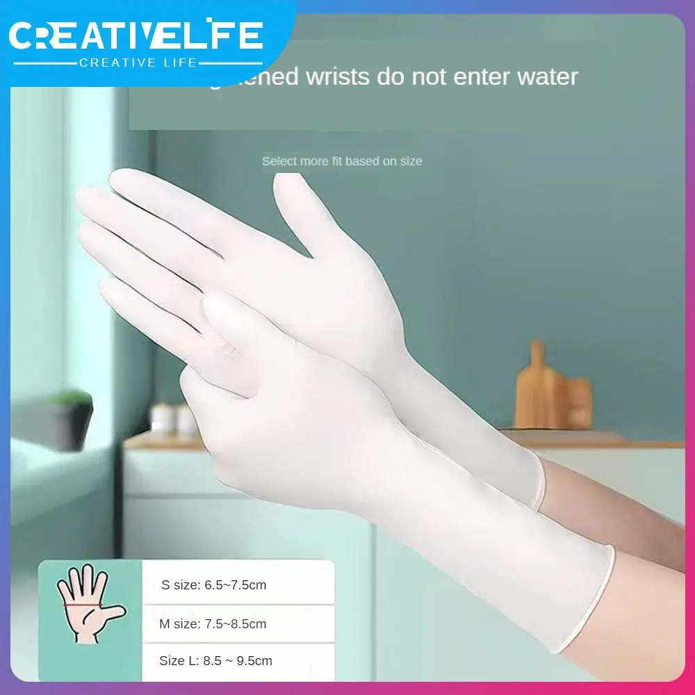 

Care For Hands Household Gloves Multifunctional Housework Gloves Waterproof Nitrile Gloves Thickening Is Not Easy To Break