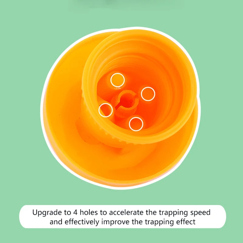 Желтая ловушка для фруктовых мух пластиковая крышка губка садовый сад ловец