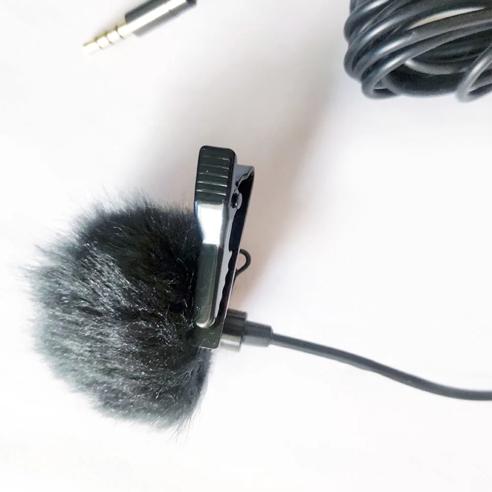 

Outdoor Microphone Furry Windscreen Muff For 5-10mm Microphone Dual Layered Wind Protection Reducing Recording Noise