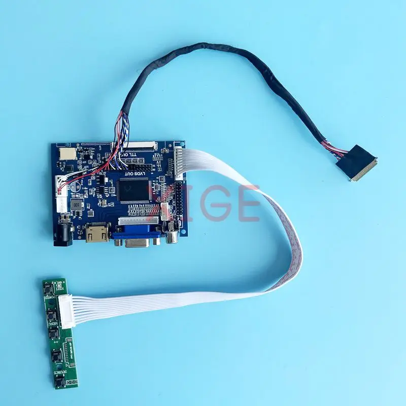 

Плата контроллера B140XTN01 B140XTN02 B140XTN03, плата драйвера VGA 2AV, совместимая с HDMI матрица ноутбука 14 "1366*768, комплект «сделай сам» LVDS 40 Pin