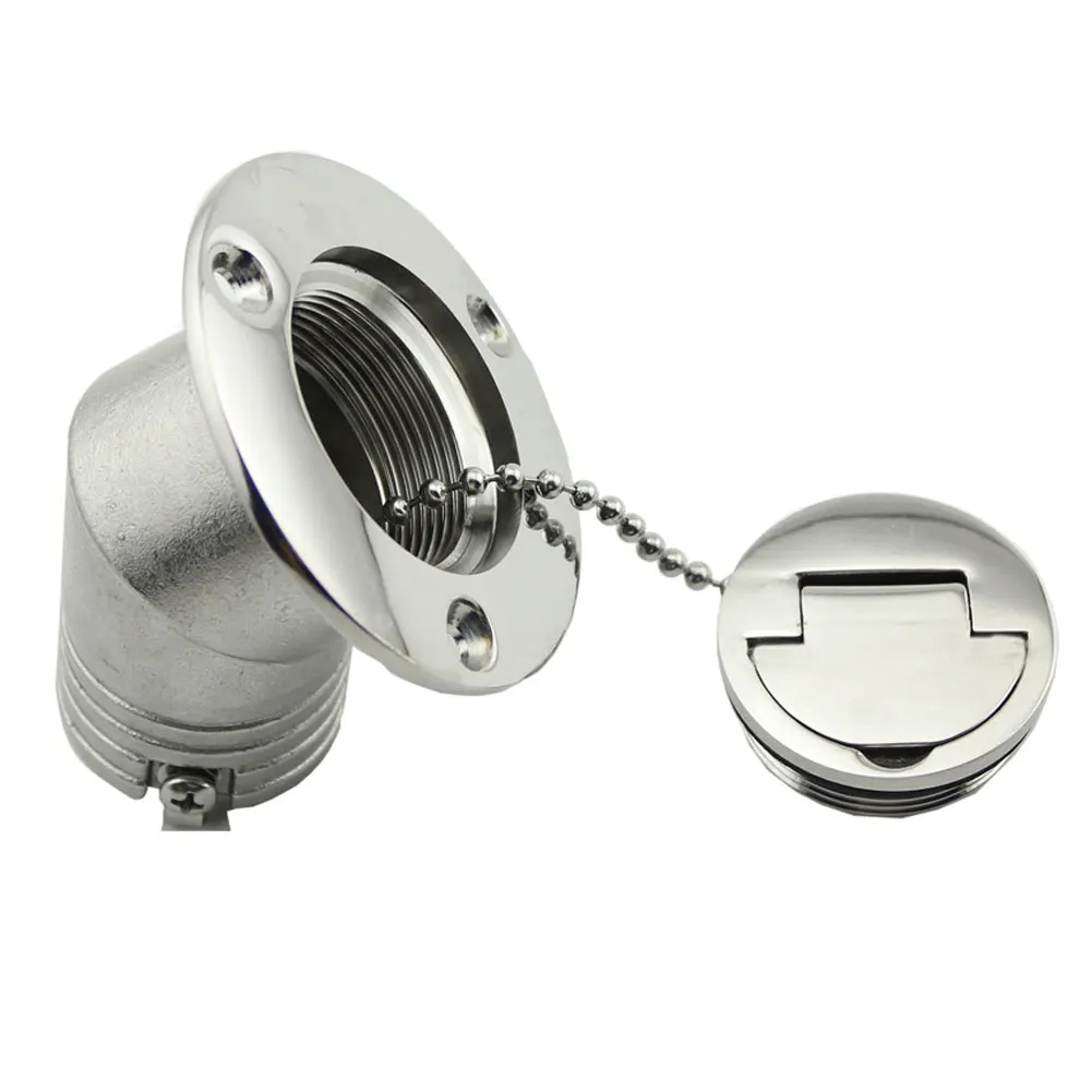 

1-1/2 дюйма 38 мм наполнитель для домов на колесах для лодок аксессуары для яхт долговечный флип-трактор для грузовиков на 45 градусов 316 из нерж...