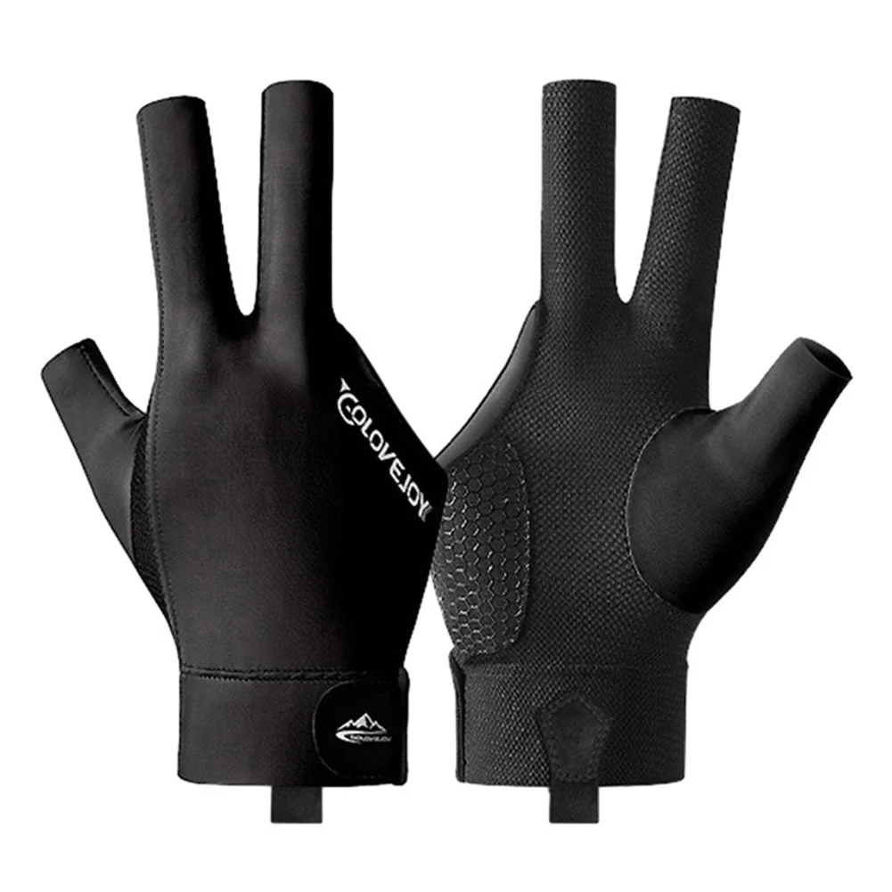 Перчатки для бильярда снукера мягкая ткань на спине устойчивая рукоятка столбов