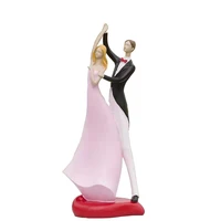 creative resin lovers figure sculpture home decor crafts room wedding decoration study office wine cabinet ornament wedding gift