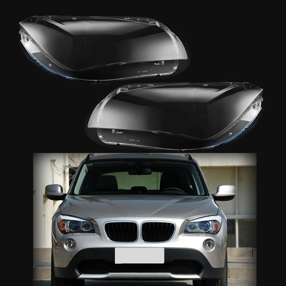 

Car Front Headlight Lens For BMW X1 E84 2010 2011 2012 2013 2014 2015 Headlamp Cover Lampshade Caps Shell Case