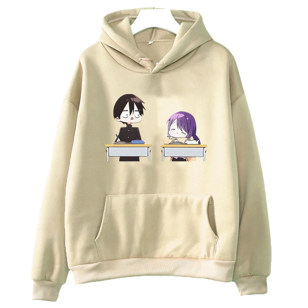 

Kubo Won't Let Me Be Invisible Hoodies Unisex WOMEN Kawaii/Cute Graffiti Anime Clothes Pullovers Autumn/Winter Individualization