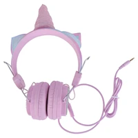 1pc headset with mic wired headphone cartoon headphone for girl gift kid children