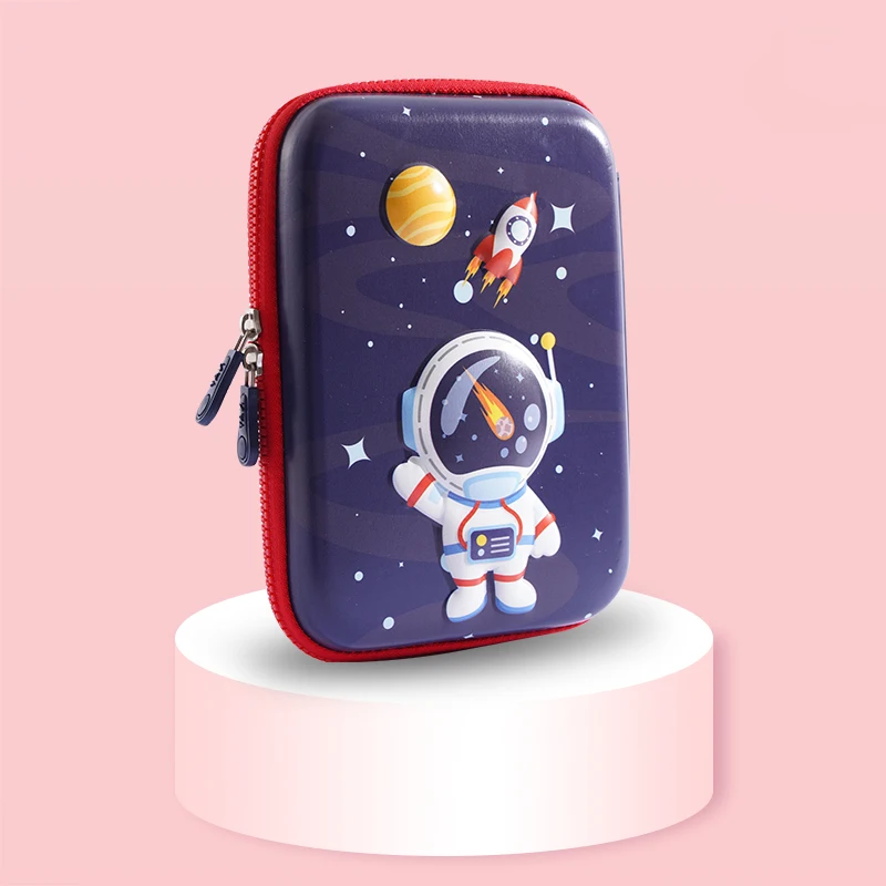 

Пенал KOUZIO, кошачий/единороговый, ЭВА+кожа