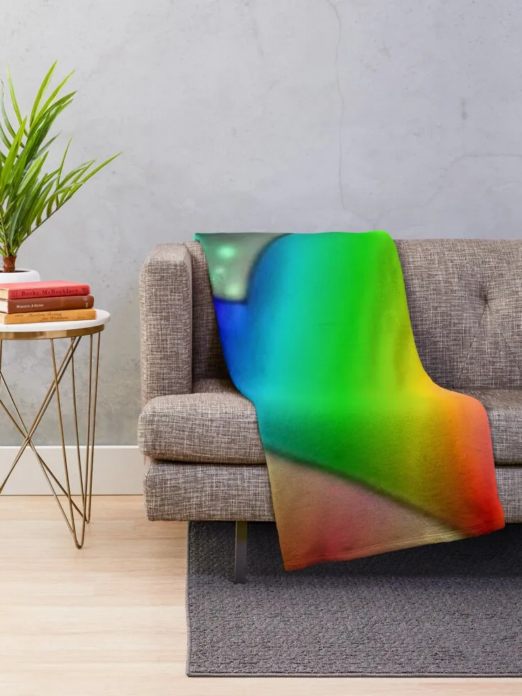 Плед с радужными сердечками в клетку на диван одеяла для ребенка роскошные пледы