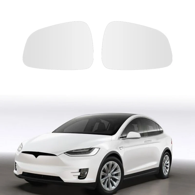 

Front Left Right Anti-Fog Rear View Mirror Lens Glass For Tesla Model X Rearview Mirror