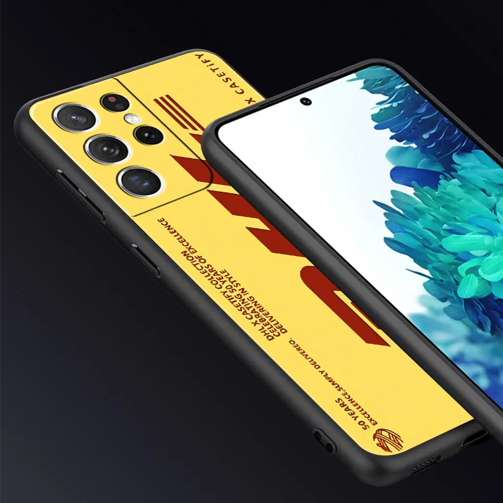 dhl express hot fashion galaxy case for samsung s20 fe s21 ultra s10 plus s9 s8 s10e s7 edge s22 soft phone cover fundas bag free global shipping