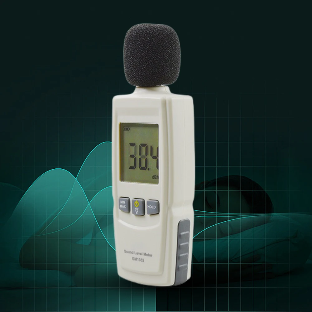 

30~130dB Digital Decibel Meter dB Meter Noise Measuring Tester Sound Level Meter Professional Audio Decibel Monitor dB Detector