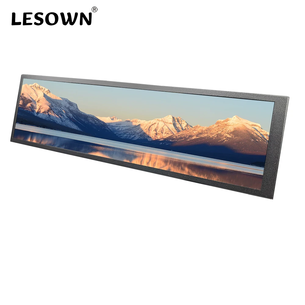 Купи 8.8inch Ultra Wide Screen Monitor 1920x480 Widescreen Lcd Monitors for PC Computer with HDMI Input for Cpu PC Laptop Raspberry за 5,251 рублей в магазине AliExpress