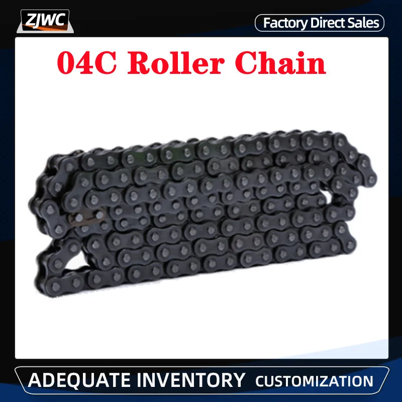 

1Pc 2 Points 04C 10 meters 1000mm Sturdy and Durable Industrial Transmission Chain for CNC Parts