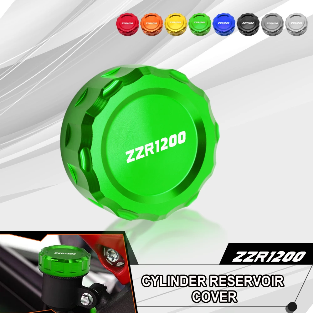 

Аксессуары для мотоциклов KAWASAKI ZZR1200 ZZR 1200 2002 2003 2004 2005 аксессуары для заднего тормозного жидкости цилиндр резервуар Крышка насоса