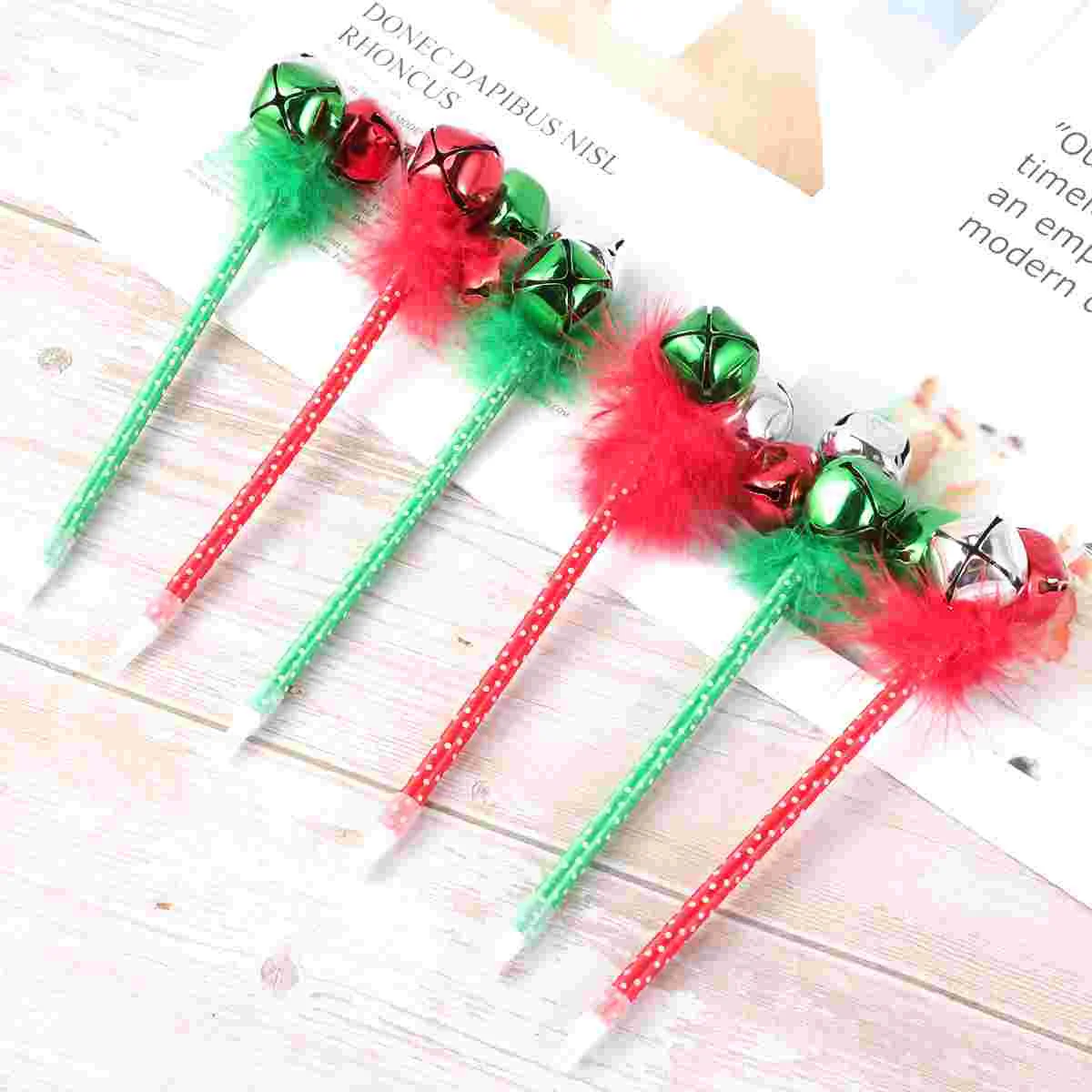 

Pen Pens Christmas Xmas Ink Writing Home Office School Supplies Stationery Decorations Party Favors Gift Bell Jingleballpoint