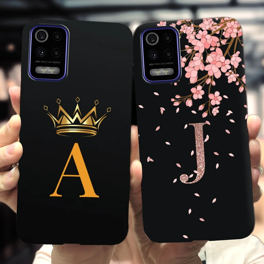 Чехол для LG K42 2020 LMK420 Женский, Роскошный Матовый чехол с короной и буквами, силиконовый мягкий резиновый чехол для телефона LG K52 K 52 LMK520 K 42, бампер