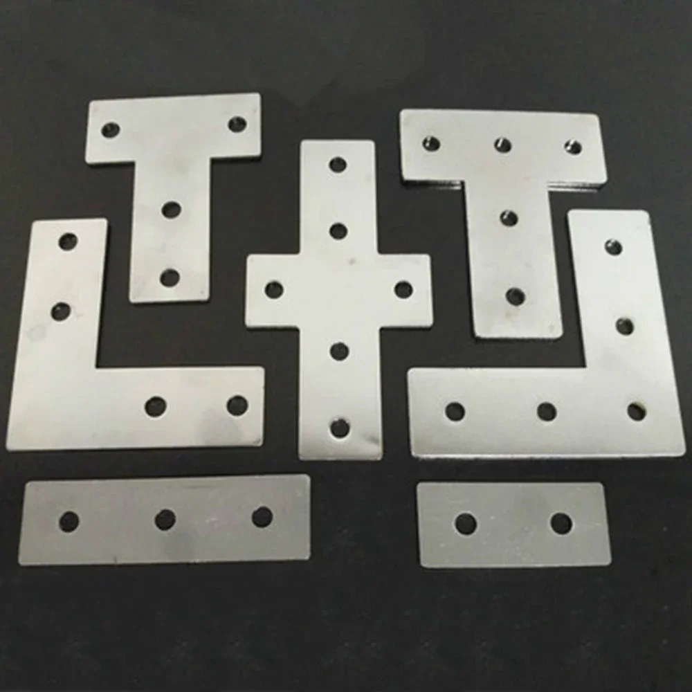 Угловой Кронштейн для алюминиевого профиля 2020/3030/4040 L/T/Cross с 4 отверстиями