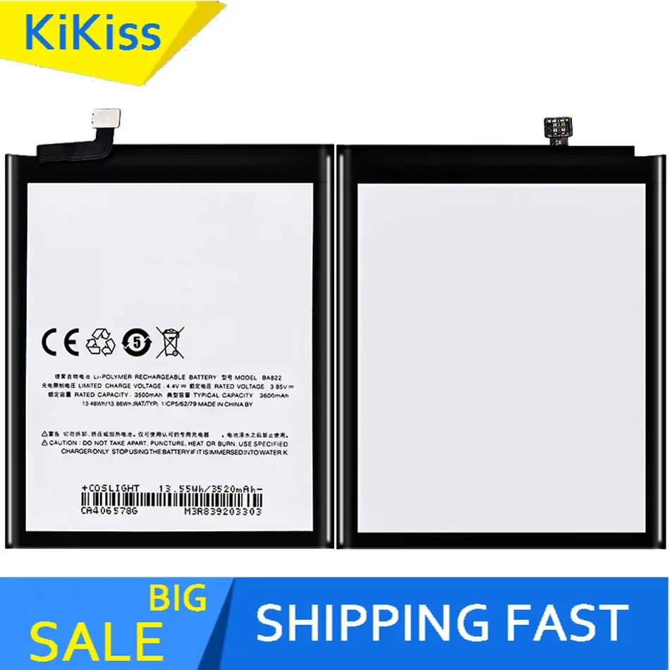 Аккумулятор BA822 для мобильного телефона Meizu Note 8 Note8 M822H M822Q высокое качество 3600 мАч