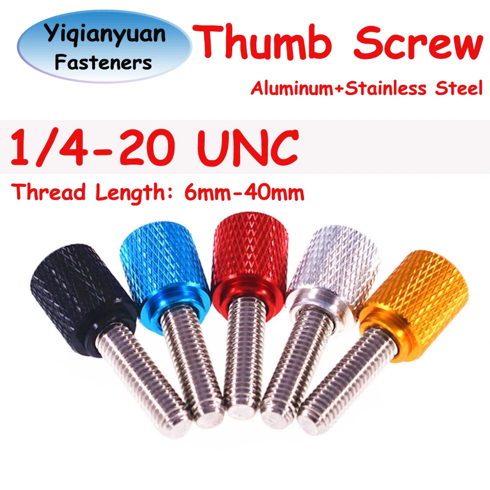 

Цветные алюминиевые винты Yiqianyuan 1/4-20 UNC