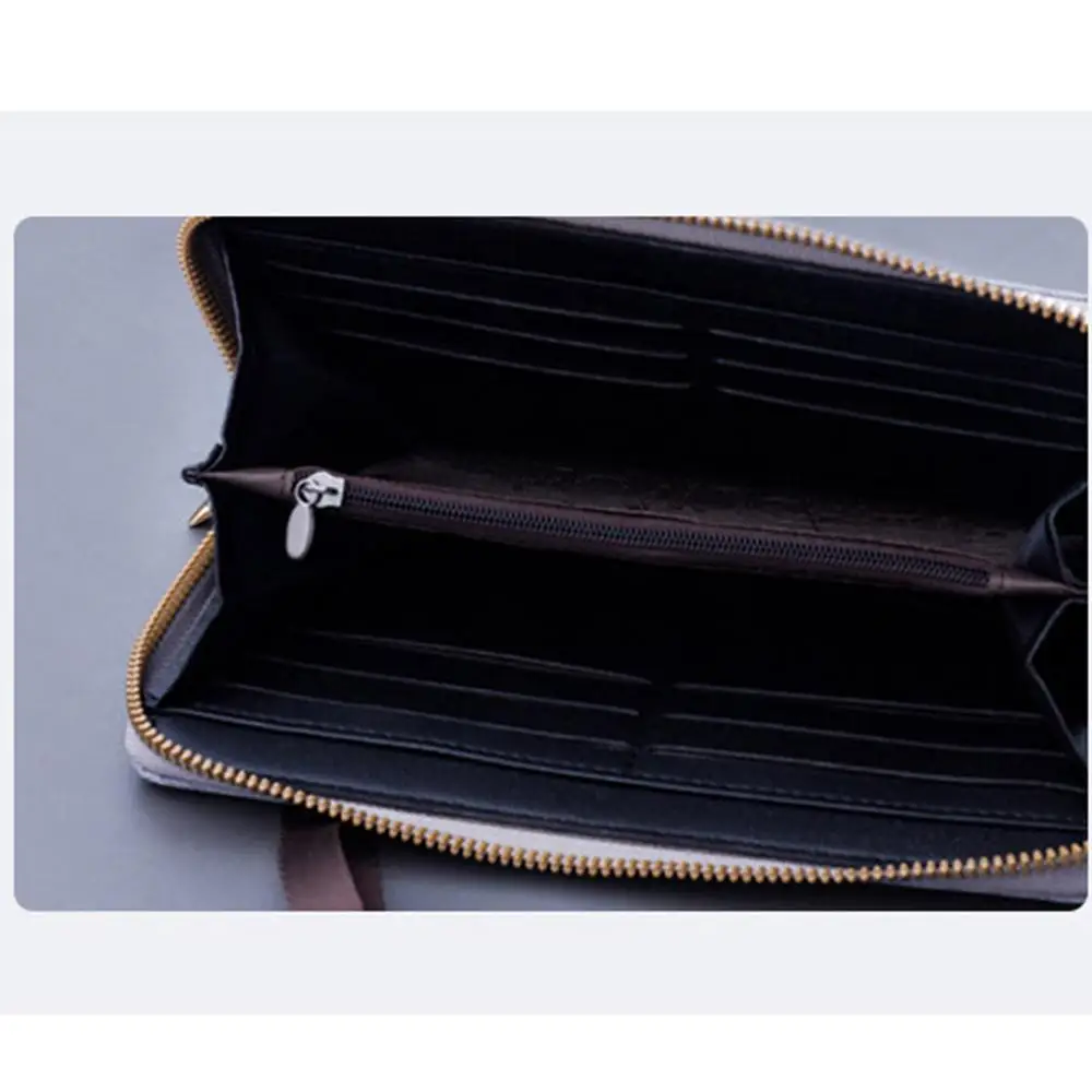 Anime Death Note L Ryuk Long Wallet Men Clutch Money Credit ID Card Holders  Zipp Student Purse Handbag with Chain