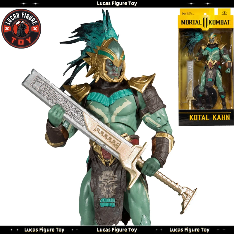 

New In Stock Mortal Kombat Kotal Kahn - 7 Inch Collectible Action Figure with Accessories Mcfarlane Toys, Ships Now