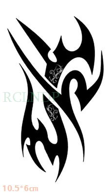 

Waterproof Temporary Tattoo Sticker Totem Pattern Black Small Tatto Flash Tatoo Fake Tattoos for Men Women Kids