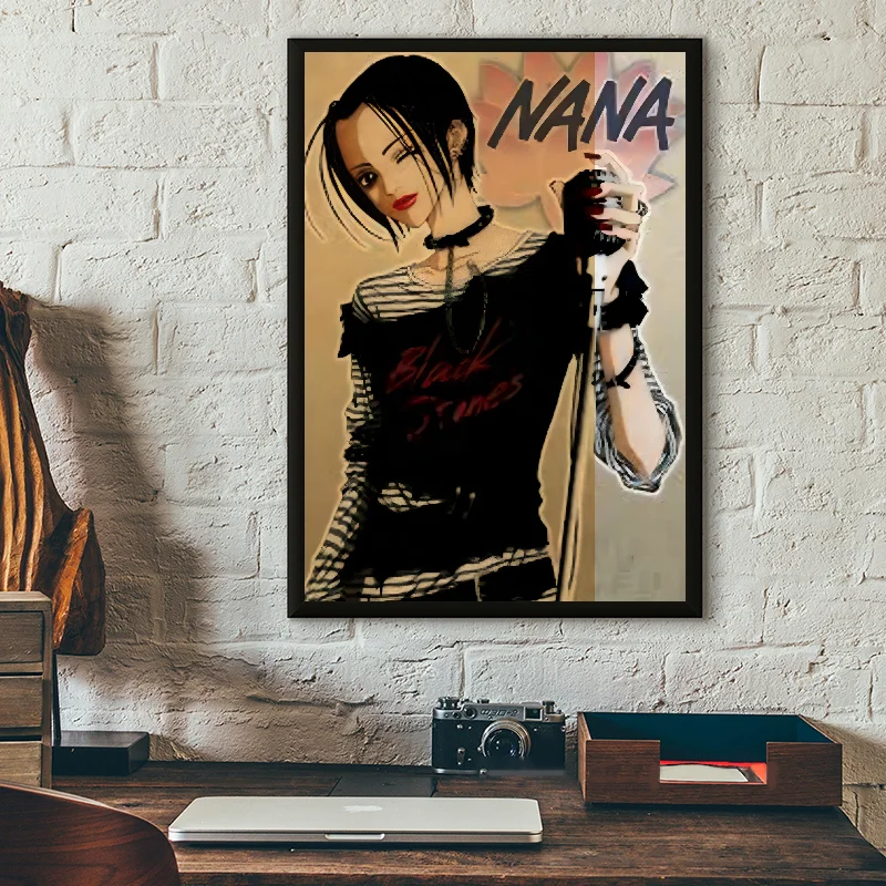 Забавный японский аниме Нана Осаки плакат самоклеящаяся художественная