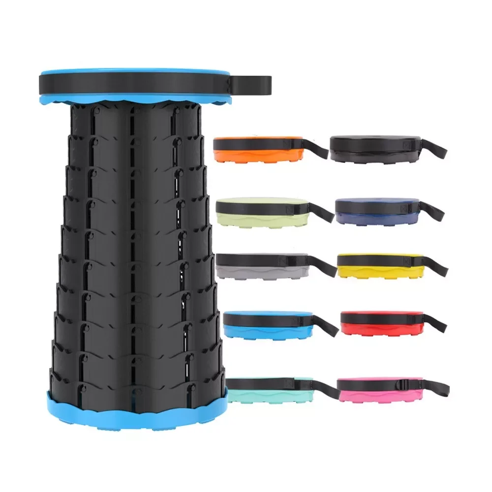 

Portable Folding Telescopic Stool, Subway Queuing Chair and Outdoor Camping Fishing Stool