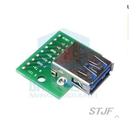 Micro Mini USB A Мужской 2.0 3.0 Женский B Разъем Интерфейс для 2 54 мм DIP PCB Конвертер Адаптер