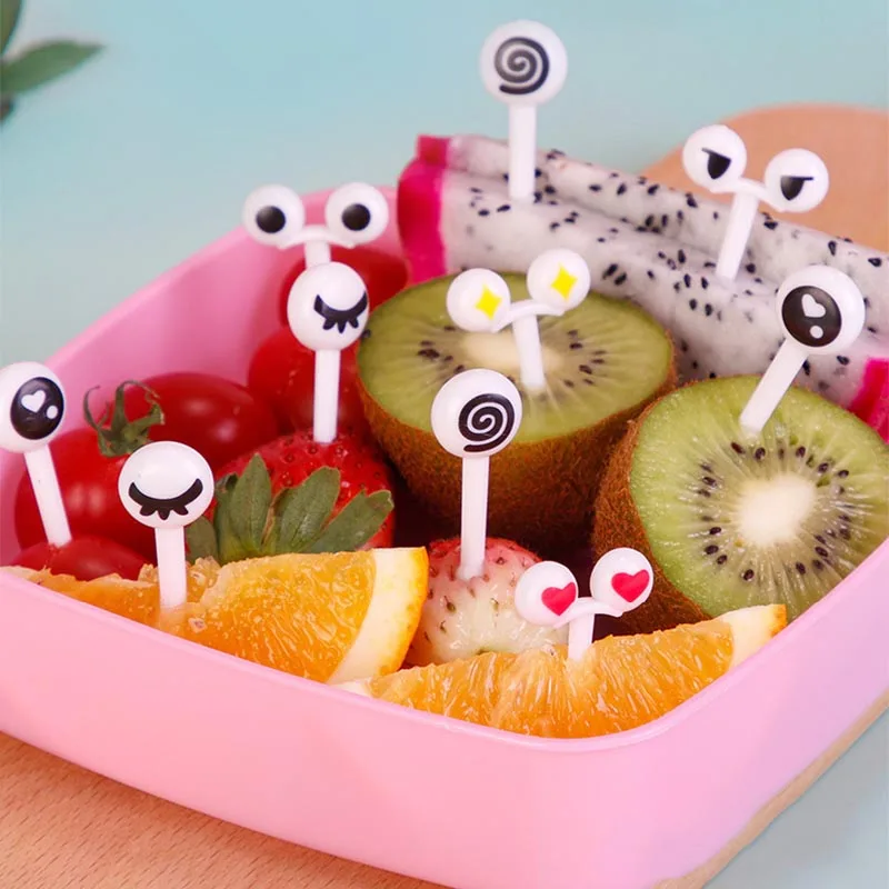 

Mini Kids Fruit Fork Children Animal Farm Cartoon Fork Bento Snack Cake Dessert Buffet Desserts Food Cocktail Sandwich Toothpick