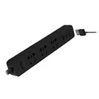 Сетевой фильтр Xiaomi KingMi Power Strip (3 розетки, 3 USB) Чёрный XMCXB01QM bk