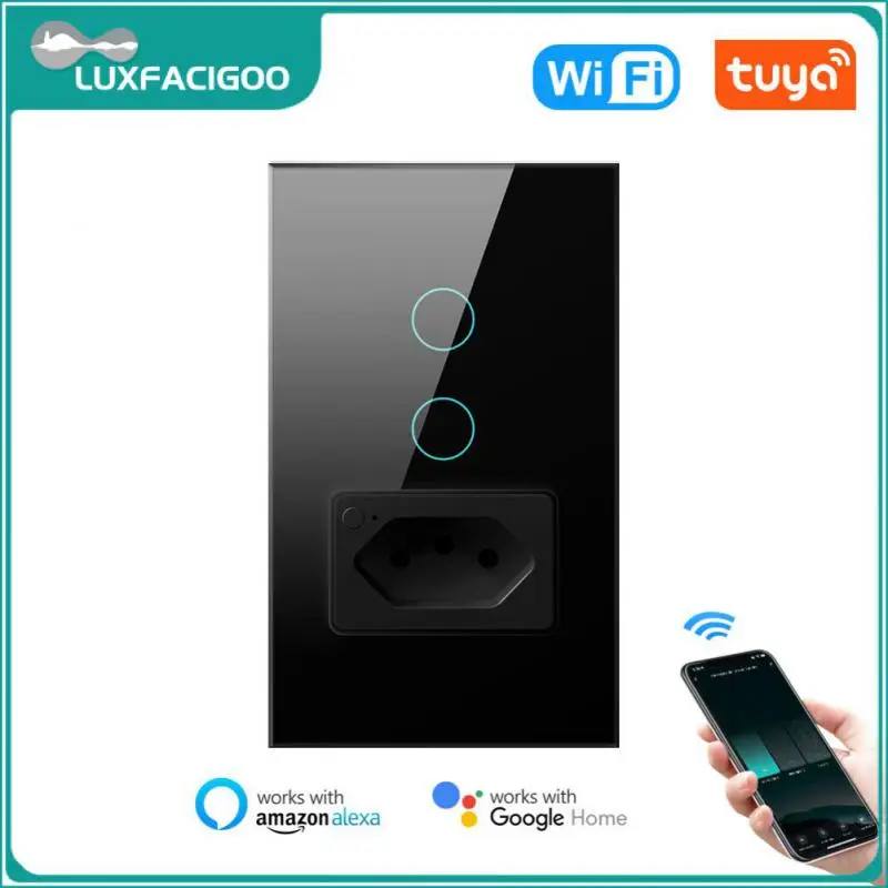 

Настенный выключатель 100 В-240 В, Гц, Wi-Fi, для Amazon Alexa/google Home