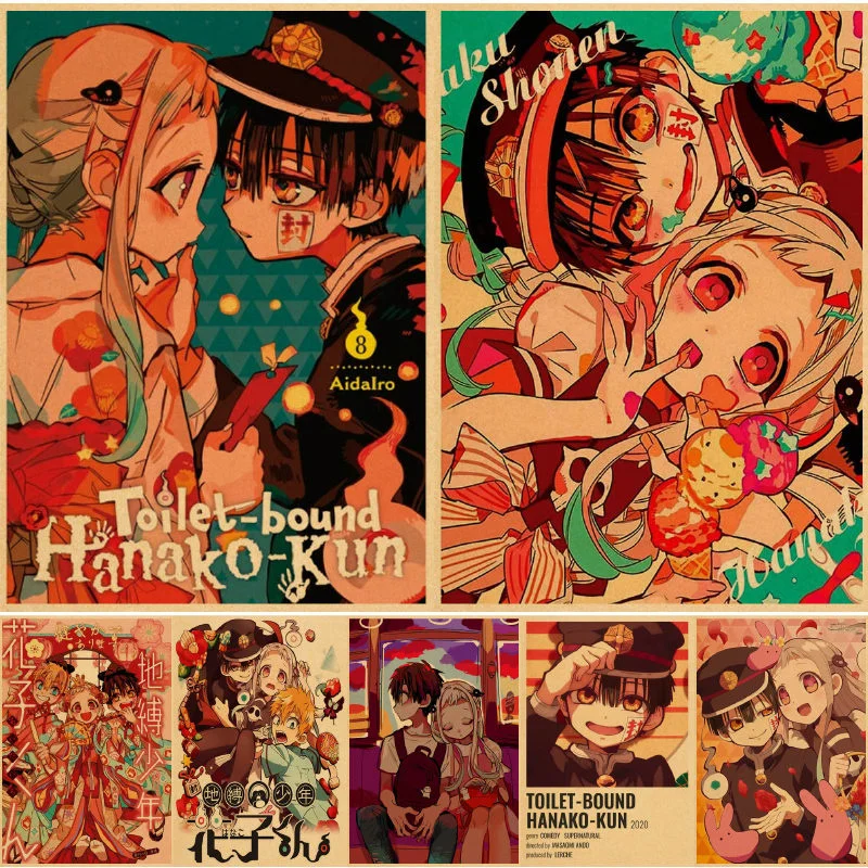 

Jibaku Shounen Toilet Bound Hanako Kun Wall posters bilder art print plakaty bedroom house anime decor art print painting