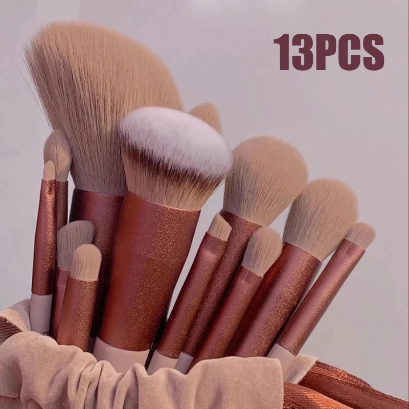 

Набор мягких кистей для макияжа, 8/13 шт.