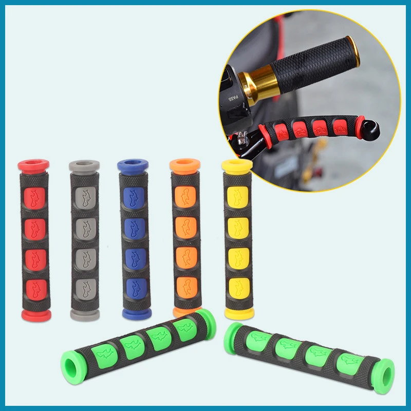 

2PCS Motorcycle Bicycle Anti-Slip Protection Handlebar Sleeve Motorcycle Silicone Brake Lever Grips Moto Equipments Accessories