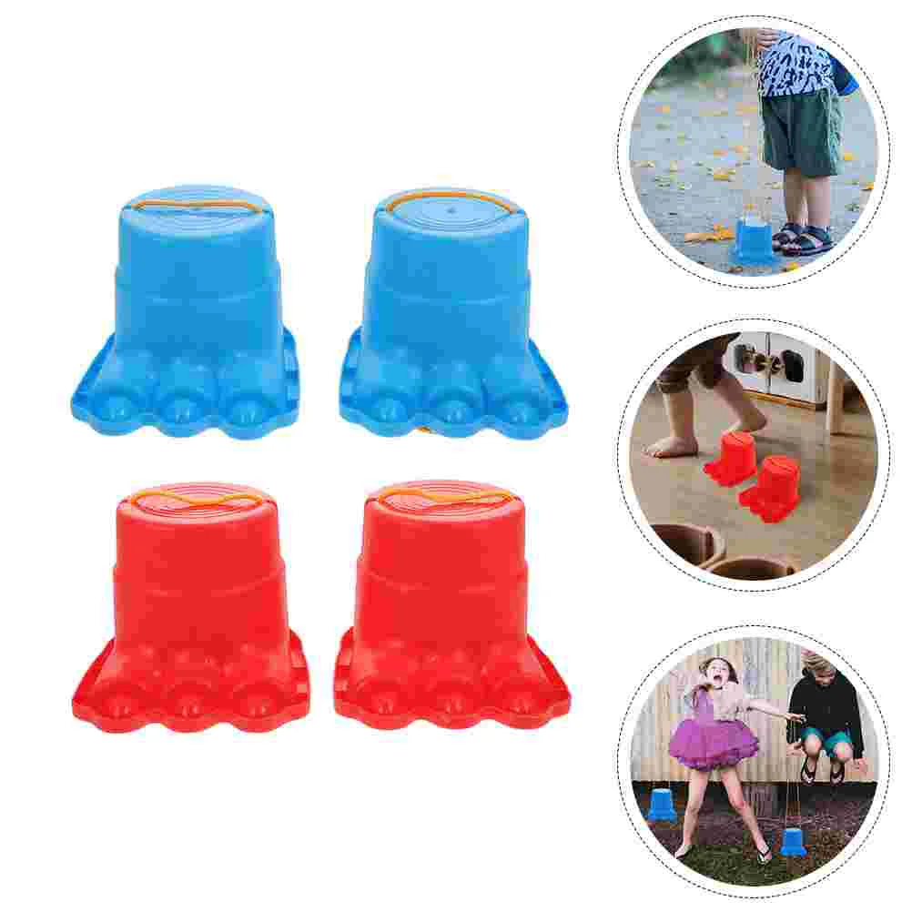 

2 Pairs Playthings Sensory Training Toys Stilts Playthings Jumping Playthings for Gift Outdoor Kindergarten Children