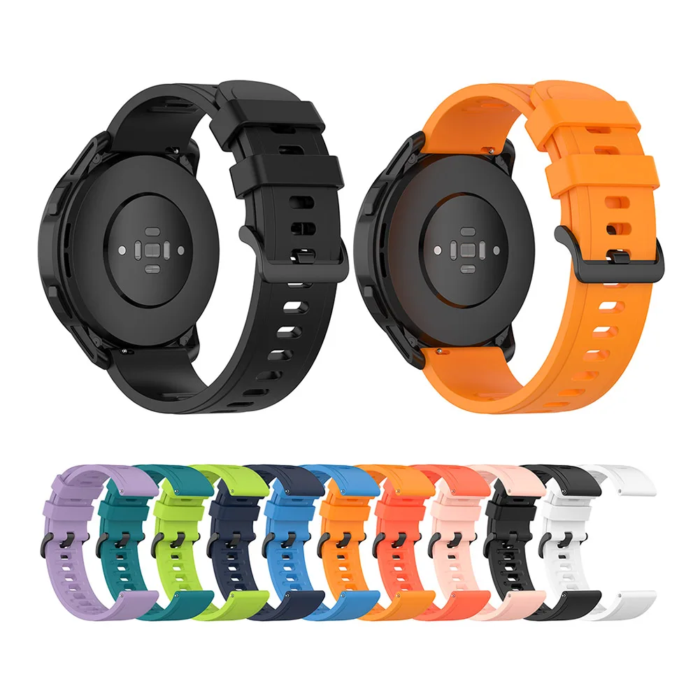 

Силиконовый ремешок для Xiaomi MI Watch S1 Active/Watch, цветной ремешок, сменный Браслет для смарт-часов, Аксессуары для браслета
