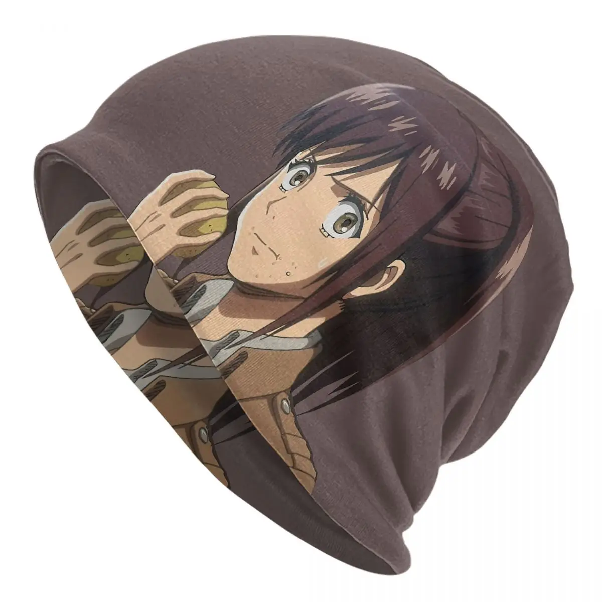 Sasha (Attack On Titan) Adult Men's Women's Knit Hat Keep warm winter Funny knitted hat