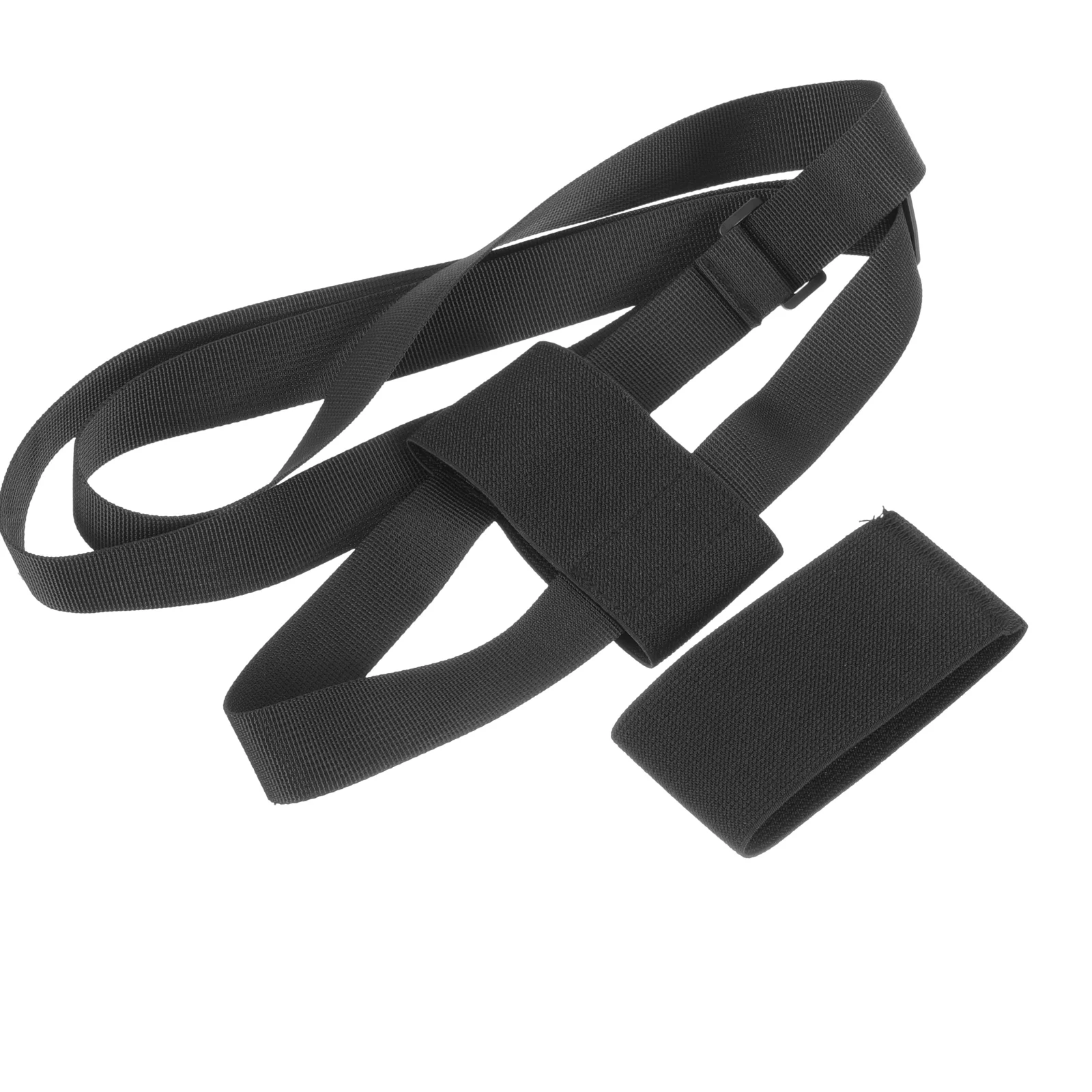 

Adjustable Straps Outdoor Water Bottle Belt Walking 64X11CM Sling Carrying Black Cloth Carrier