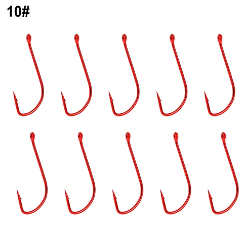 Рыболовные крючки TOOPRE колючие, высокоуглеродистая сталь, размеры 6, 14, 10 шт.