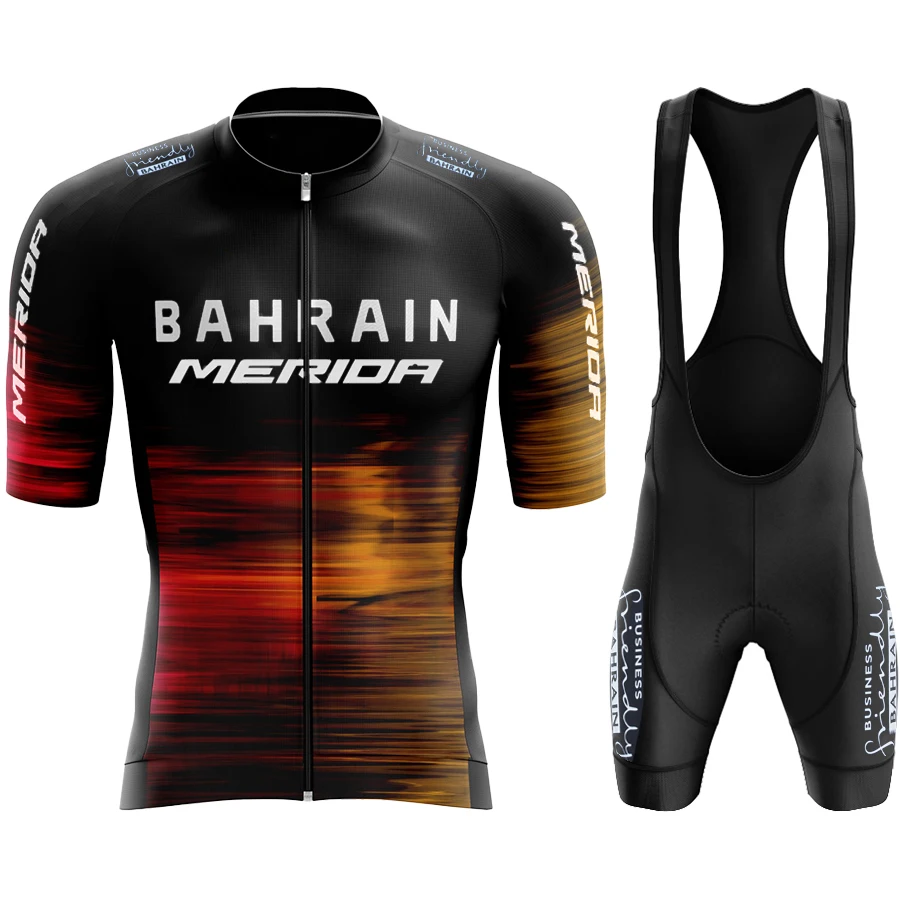 

Bahrain Merida Men's Cycling Pants With Gel Clothes Man Summer 2022 Road Bike Bib Jersey Pro Team Mtb Clothing Uniform Male Mens